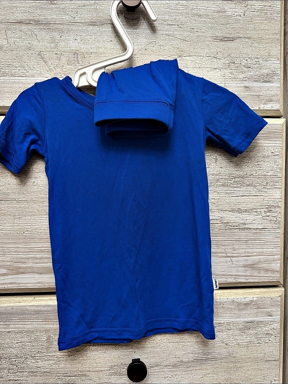 little sleepies Short Sleeve & Shorts Pajama Set electric Blue Baby 12-18 Months